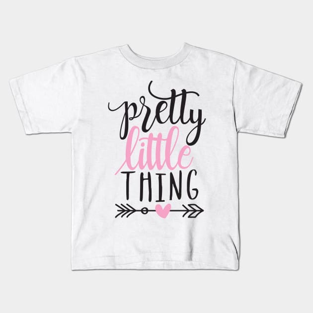 Pretty little thing Kids T-Shirt by bougieFire